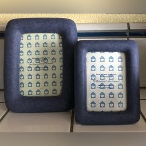 Picture Frames/Vase Blue